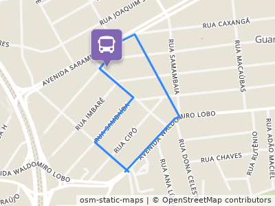 Mapa da parada