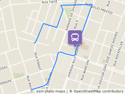 Mapa da parada