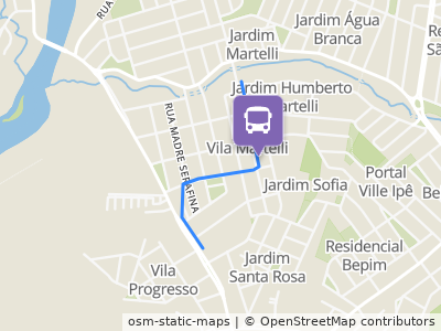 Mapa da parada