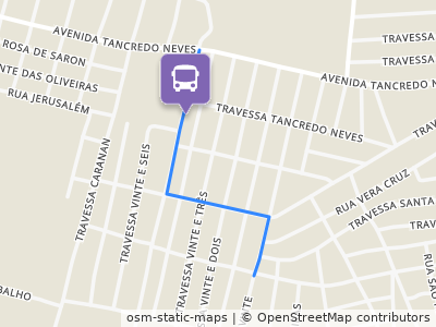 Mapa da parada