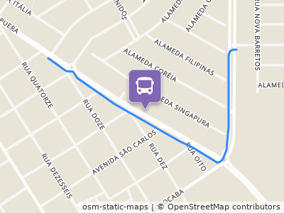 Mapa da parada