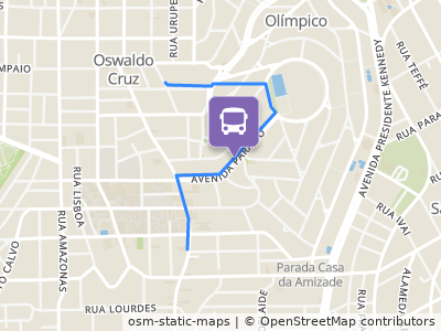 Mapa da parada