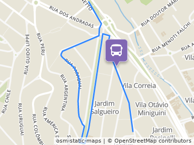 Mapa da parada
