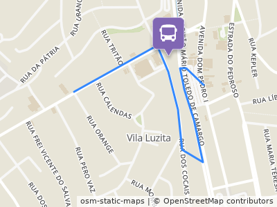 Mapa da parada