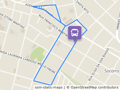 Mapa da parada