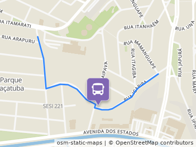 Mapa da parada
