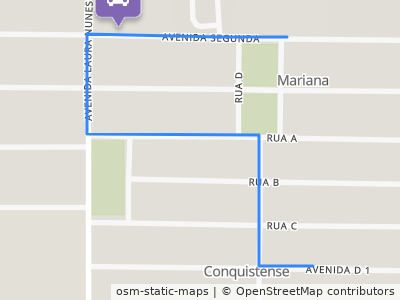Mapa da parada