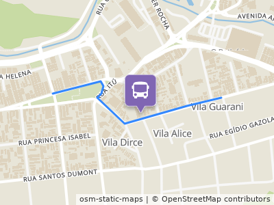 Mapa da parada