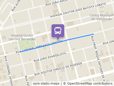 Mapa da parada