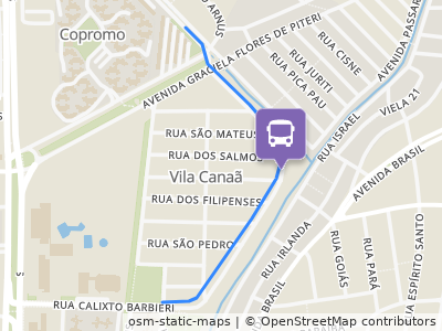 Mapa da parada