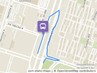 Mapa da parada