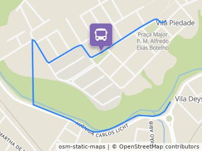 Mapa da parada