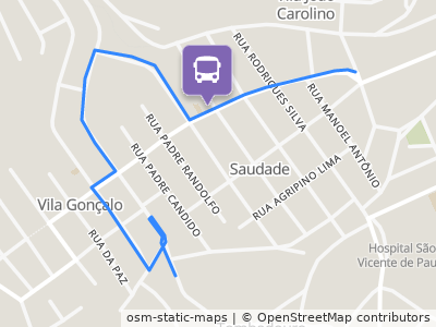 Mapa da parada