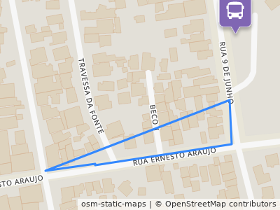 Mapa da parada