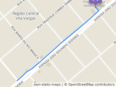 Mapa da parada