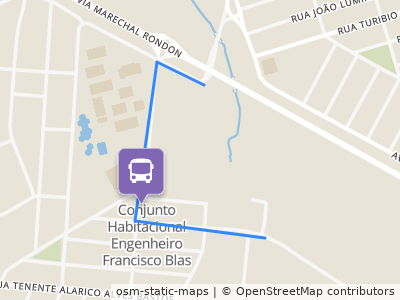 Mapa da parada
