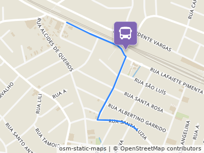 Mapa da parada