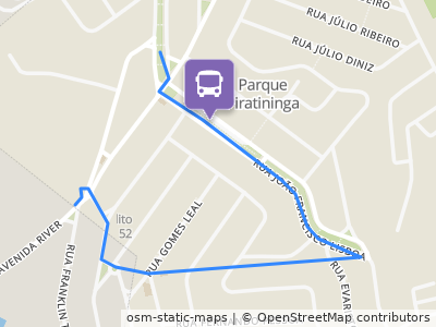 Mapa da parada