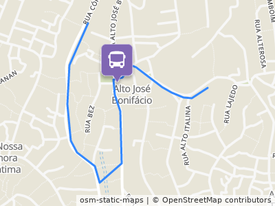 Mapa da parada