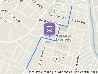 Mapa da parada