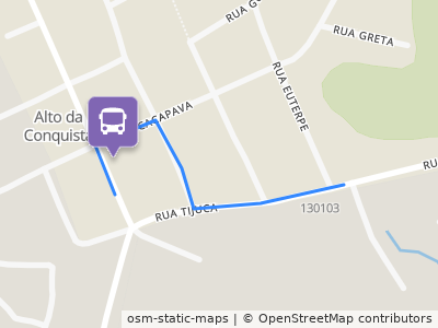 Mapa da parada