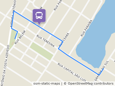 Mapa da parada