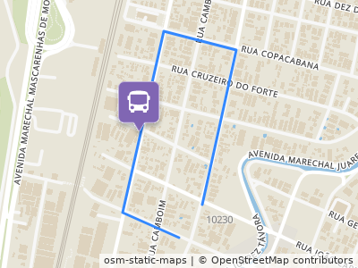 Mapa da parada