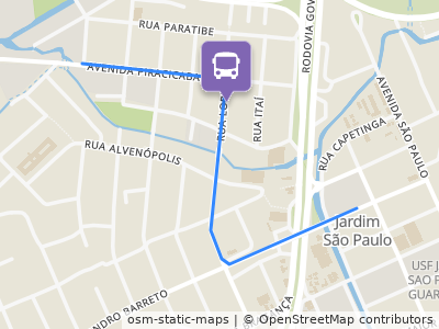 Mapa da parada