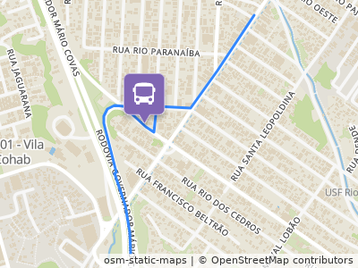 Mapa da parada