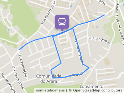 Mapa da parada
