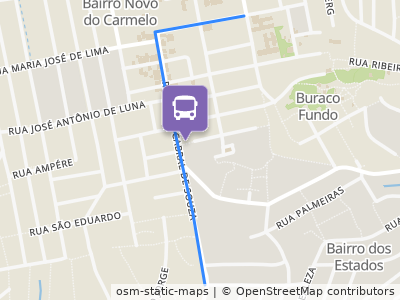Mapa da parada