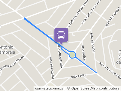 Mapa da parada
