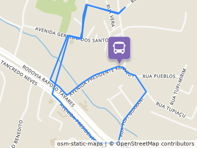 Mapa da parada