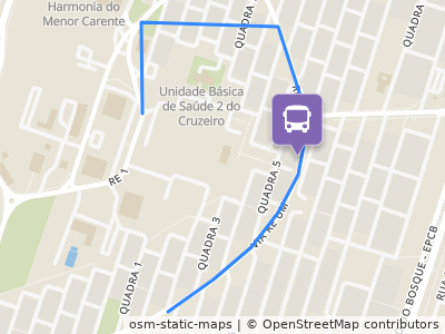 Mapa da parada