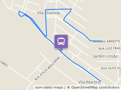 Mapa da parada