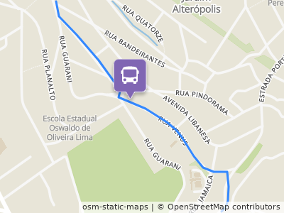 Mapa da parada