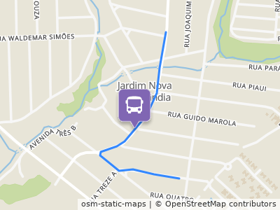 Mapa da parada
