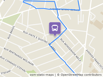 Mapa da parada