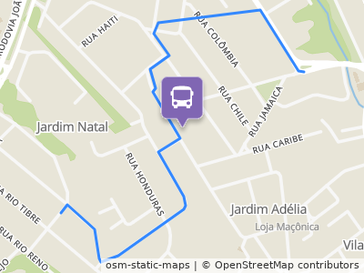 Mapa da parada