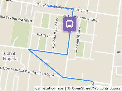 Mapa da parada