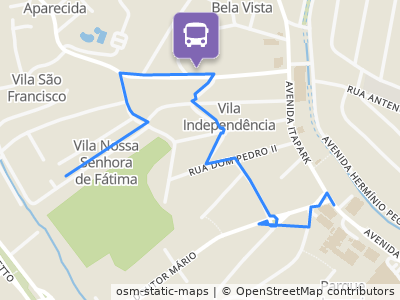 Mapa da parada