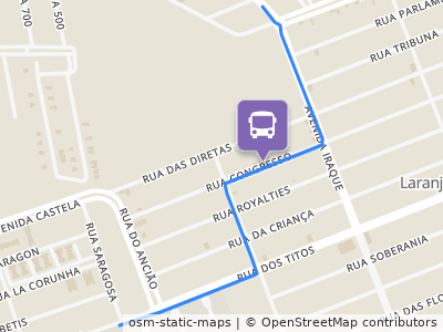Mapa da parada