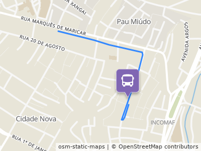 Mapa da parada