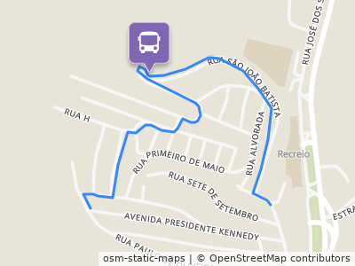 Mapa da parada