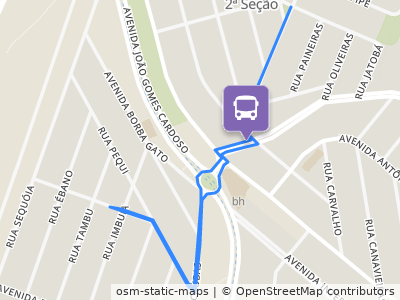 Mapa da parada
