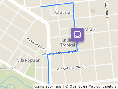 Mapa da parada