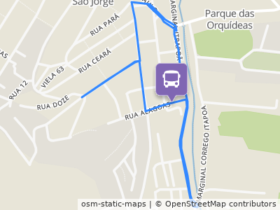Mapa da parada