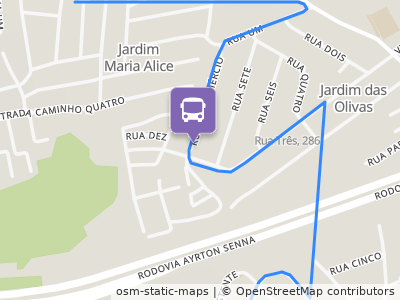Mapa da parada