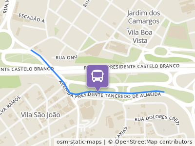 Mapa da parada