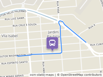 Mapa da parada